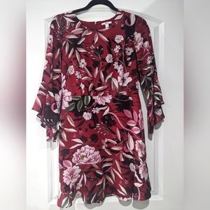 Bar III Women's Floral Print Dress